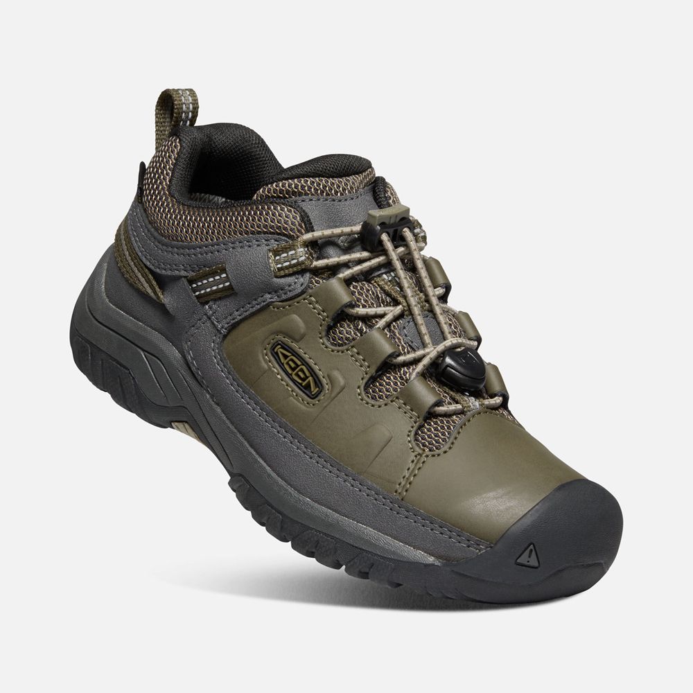 Keen Outdoor Ayakkabı Çocuk Zeytin Yeşili - Targhee Waterproof - Türkiye NLCK87542